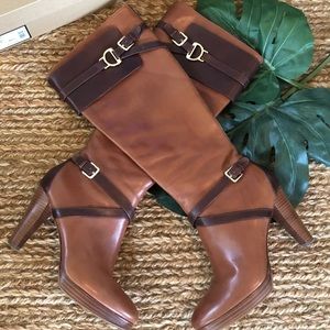 Gorgeous sequoia leather platform boots